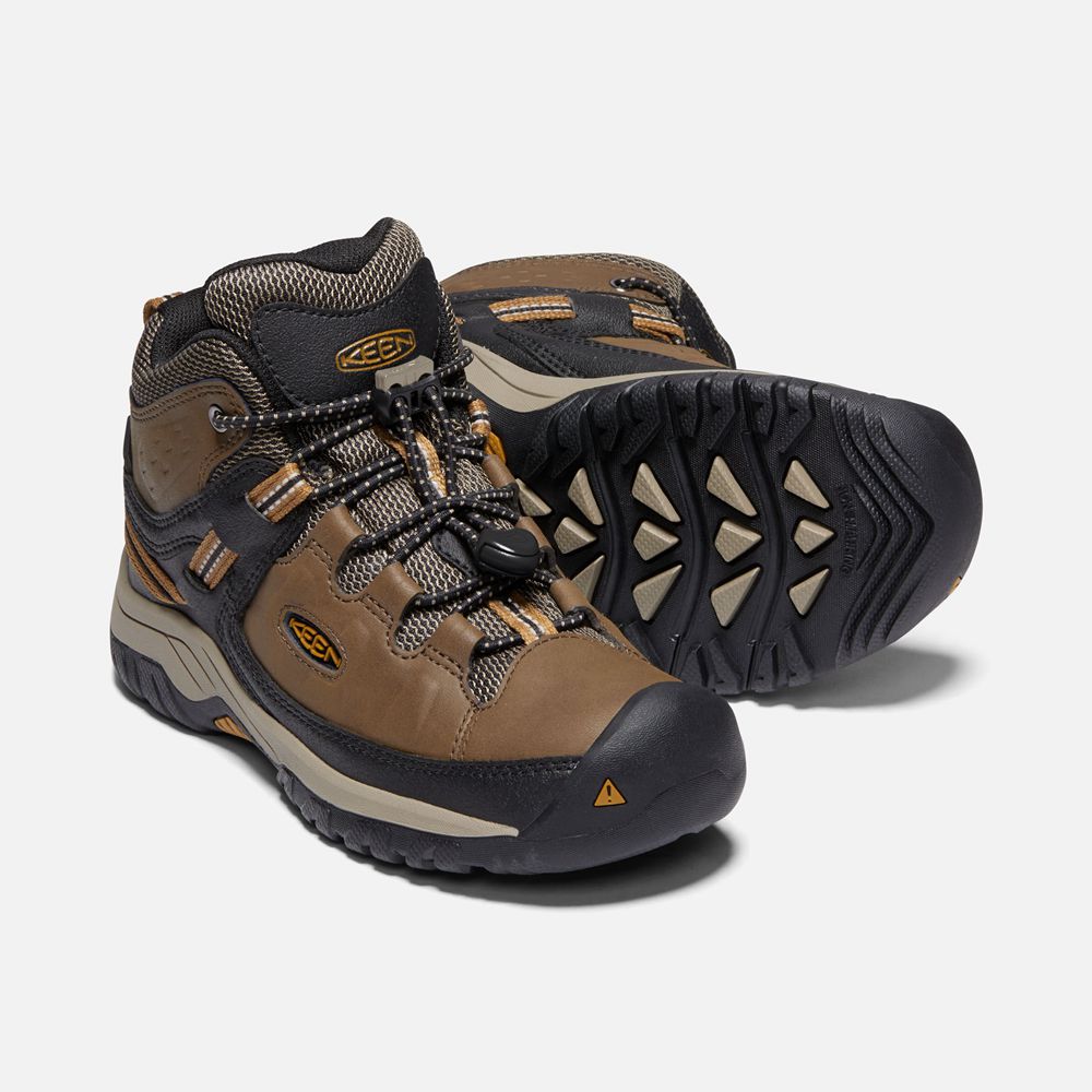 Keen Outdoor Bot Çocuk Kahverengi/Siyah - Targhee Waterproof - Türkiye SJZR01928